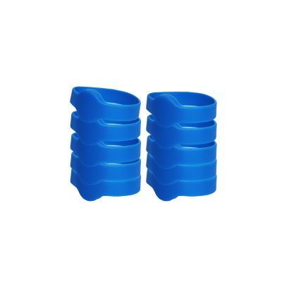 Kit 10 Pulseiras Silicone Azul Rfid